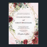 Boho blush burgundy rosa geometrische Hochzeit Einladung<br><div class="desc">Boho blush burgundy rosa geometrische Hochzeitseinladung,  Kontaktieren Sie mich für passende Artikel oder für die Anpassung,  Blush Rose ©</div>