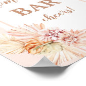 Boho Blush Desert Momosa Bar signa Poster (Ecke)