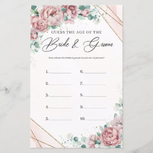 Boho blush eucalyptus Guess The Age Foto Game