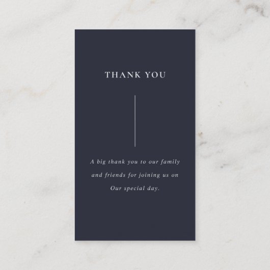 BOHO BLUSH FLORAL FEATHER ANTLER WEDD DANKE VISITENKARTE (Rückseite)