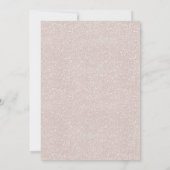 Boho Blush Floral Taco "über Liebe Paare Bridal Einladung (Rückseite)