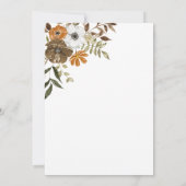 Boho Blush Florale Hochzeitseinladung Save The Date (Rückseite)