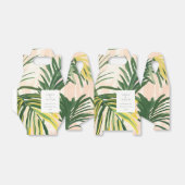 Boho Blush Green Palm Beach Hochzeit Geschenkschachtel (Ungefaltet)