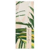 Boho Blush Green Palm Beach Hochzeit Geschenktüte Für Weinflaschen (Rückseite)