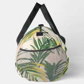 Boho Blush Green Tropical Palm Blätter Beach Duffle Bag (Rechts)