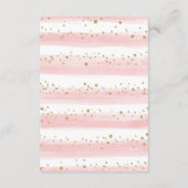 Boho Blush Pink Blume Books for Baby Girl Begleitkarte (Rückseite)