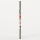 Boho Blush Pink Blumenkreide Name Case-Mate iPhone Hülle (Hinten/Rechts)