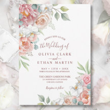 Boho-Blush-Rosa-Watercolor-Blumen-Hochzeitseinladu