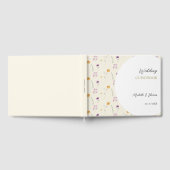 Boho Blush Wildblumen Gästebuch (Voll)