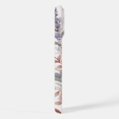 Boho Blüte mit Rosa iPhone Hülle (Rechte Seite)