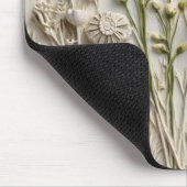Boho-Blüten Mousepad (Ecke)