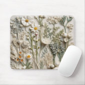 Boho-Blüten Mousepad (Mit Mouse)