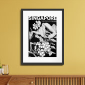 Boho Blüten Wohngestaltung Mauer Kunstdruckerei Poster