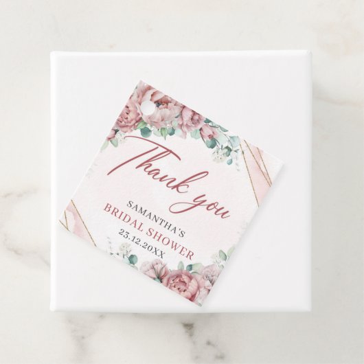 Boho blütendes Brautparty Geschenkanhänger (Beispiel)