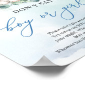 Boho Blütenelefant Sage nicht JUGEND oder MÄDCHEN Poster (Ecke)