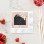 Boho-Blütenmarsch Serviette (Beispiel)