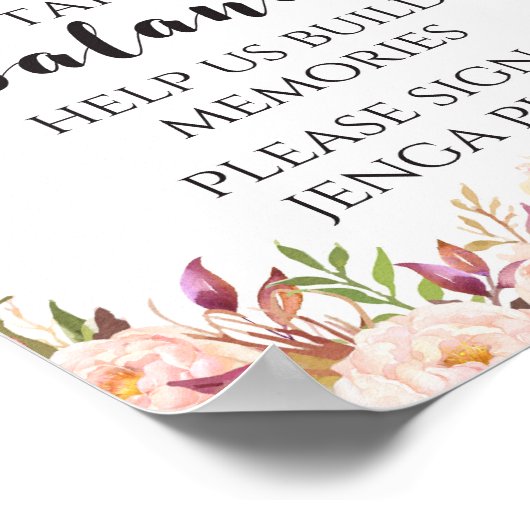 Boho blutige Ehe gleicht sich aus Poster (Ecke)