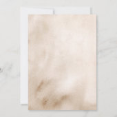 Boho-Bogen-Blumen-Todesanzeige Einladung (Rückseite)