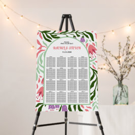 Boho-Bogen mit Retro-Blume Hochzeitskarte