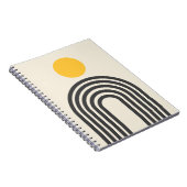Boho-Bogen- und Sonnendesign Notizblock (Rechte Seite)