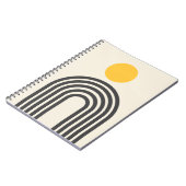 Boho-Bogen- und Sonnendesign Notizblock (Linke Seite)