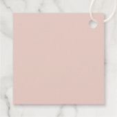 Boho-Bogenhochzeit Geschenkanhänger (Rückseite)