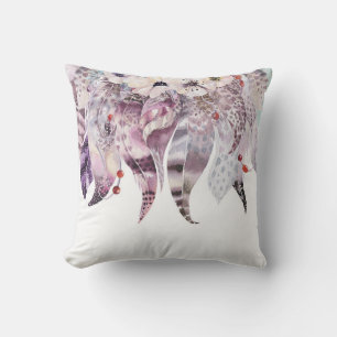 Boho-Boheme-Federn Glamour Grafik Trend Moderne Kissen