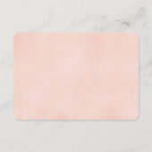 Boho bohemian Blumenmeer rustikale Dusche Begleitkarte (Rückseite)