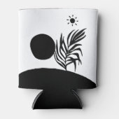 boho bohemian floral sun moon dosenkühler (Vorderseite)