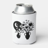 Boho bohemian floral sun moon dosenkühler (Kanne Vorderseite)