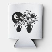 Boho bohemian floral sun moon dosenkühler (Vorderseite)