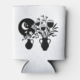 Boho bohemian floral sun moon dosenkühler