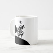boho bohemian floral sun moon kaffeetasse (Vorderseite Links)