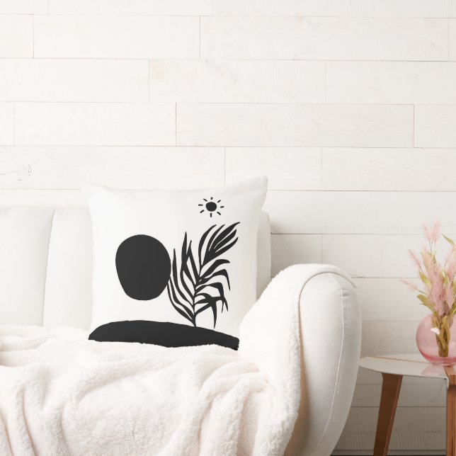 boho bohemian floral sun moon kissen (Liege)