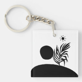 boho bohemian floral sun moon schlüsselanhänger