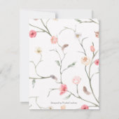 Boho bohemianisches Brautparty (Rückseite)