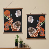 Boho Bohemisch Animal Modern Art Giraffe Deco