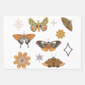 Boho Bohemisch Butterflies Geschenkpapier Set (Vorderseite 2)