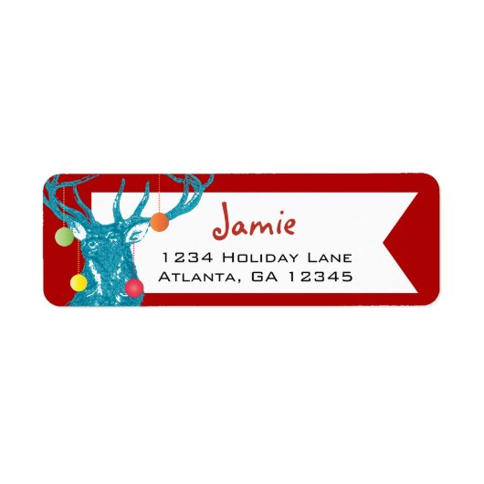 Boho Bohemisch Christmas Buck Deer Antlers (Vorne)