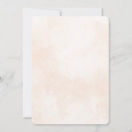 Boho Bohemisch Pampas Kinderdusche Einladung (Rückseite)