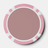 Boho Bohemisch Pastel Rainbow Mauve Hintergrund Pokerchips (Rückseite)