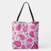 BOHO BOHEMISCH PINK PAISLEY TASCHE PURSE (Rückseite)
