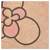 Boho Bohemische Retro bunte BlumenBlumen Stoff (Nahaufnahme)