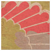 Boho Bohemische Retro bunte BlumenBlumen Stoff (Nahaufnahme)