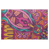 Boho Bohemisches Retro buntes Muster Stoff (Fat Quarter (45,7 x 55,9 cm))