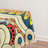 Boho Bohemisches Retro buntes Muster Tischdecke (Beispiel)