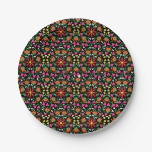 Boho Bold Floral Trivet Pappteller