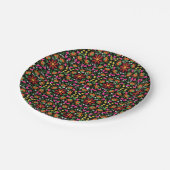 Boho Bold Floral Trivet Pappteller (Schrägansicht)