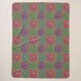 Boho-Bold-Spiral-Quadrate-Sherpa-Decke Sherpadecke