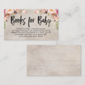 Boho Book request Card Business Card Größe einfüge Begleitkarte (Vorne/Hinten)